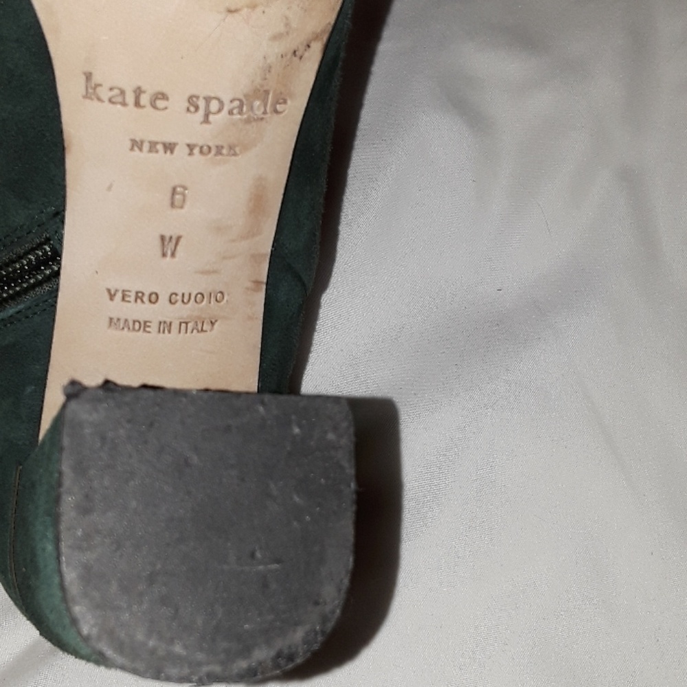 Kate Spade leather suede booties size 6 Italy - Picture 6 of 8